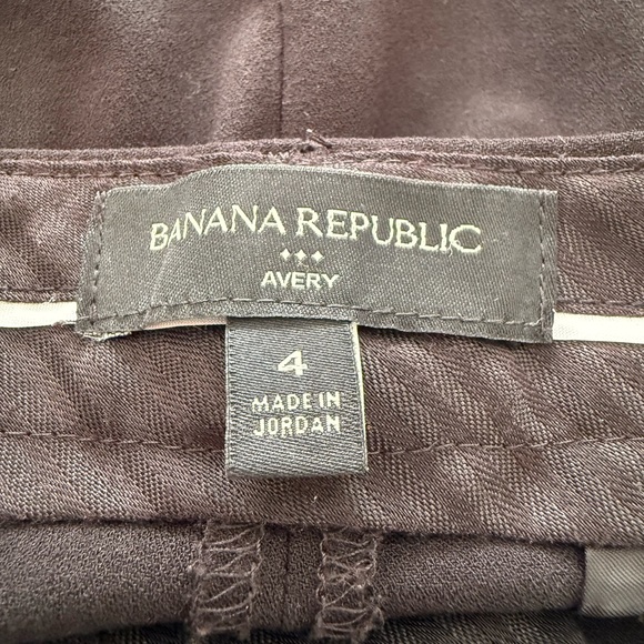 Banana Republic “Avery” Tuxedo Striped Mid Rise Ankle Length Pants - Picture 4 of 5